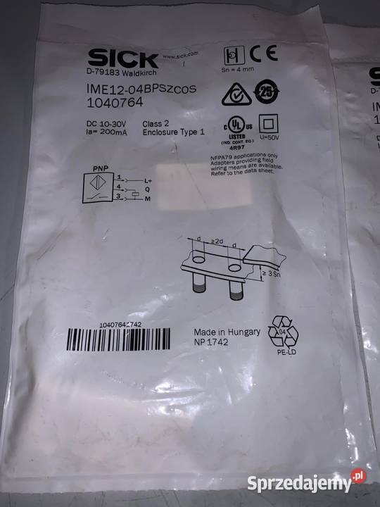 IME1204BPSZC0S Indukcyjny czujniki zbliżeniowy Warszawa