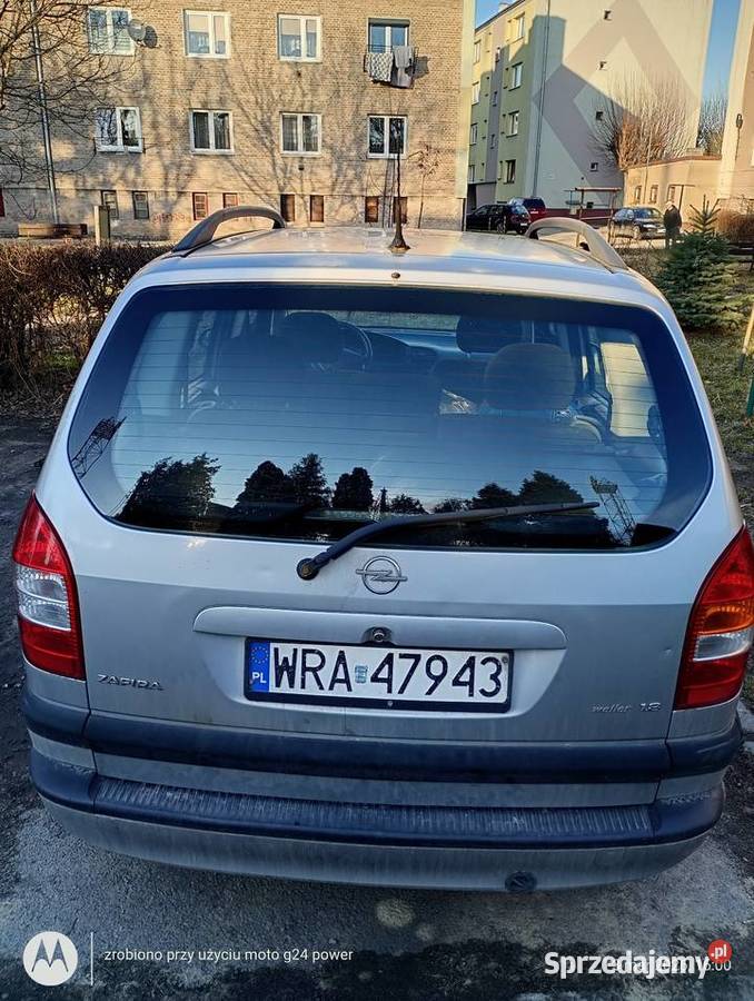 Opel Zafira A 18 2004 z gazem świętokrzyskie Ostrowiec Świętokrzyski sprzedam