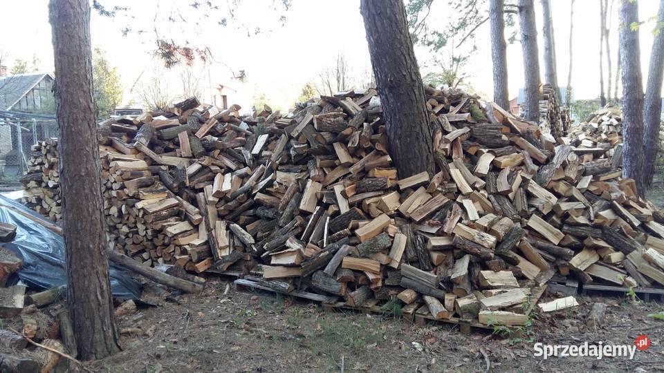 Drewno drzewo opałowe dąb grab rąbane Opał Łosice sprzedam