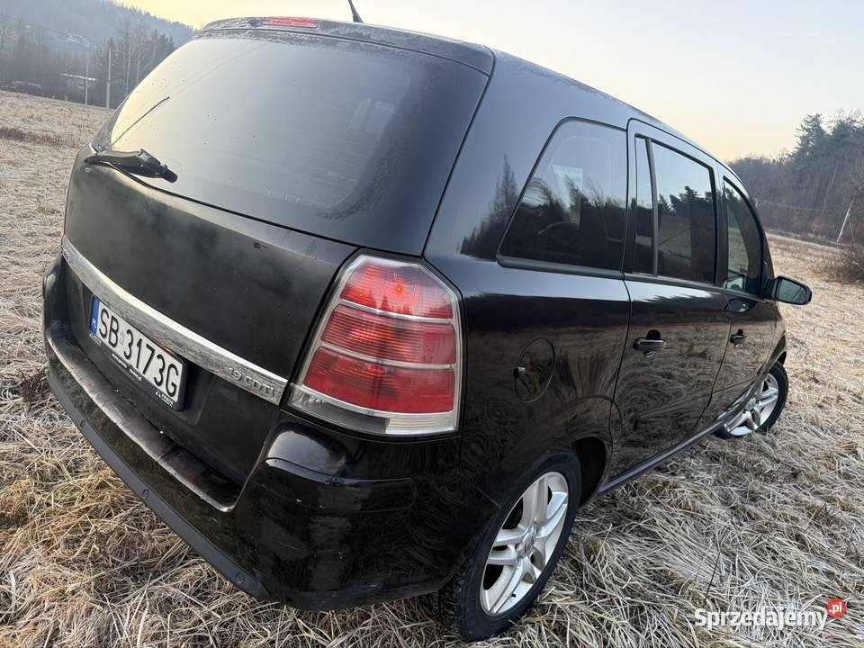Opel Zafira 19CDTI KLIMA Oszczędna Alusy ŁADNA lakier metallic Sucha Beskidzka