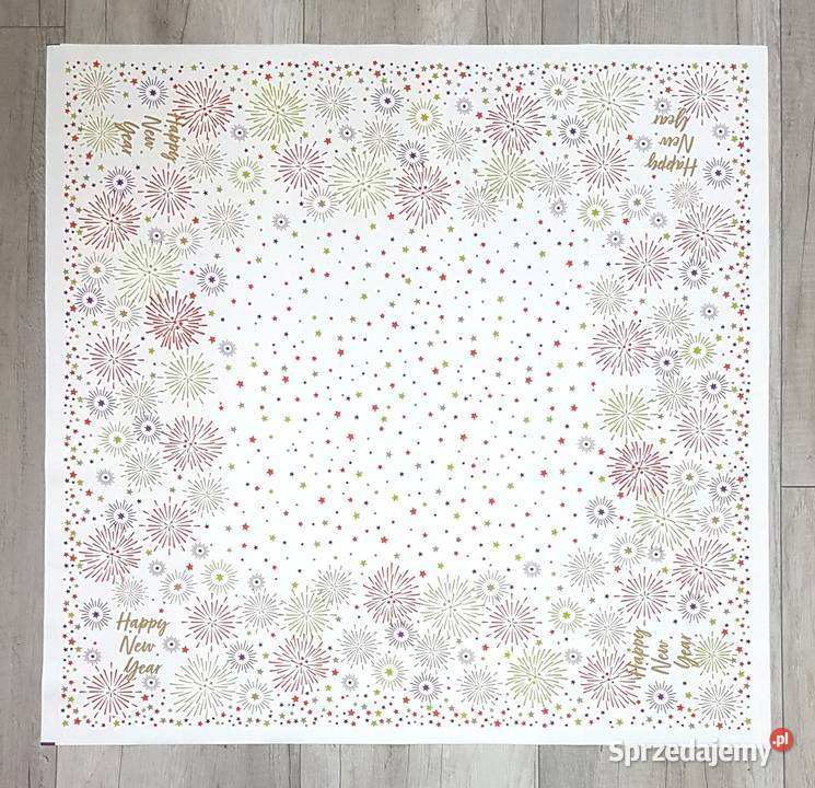 Zestaw 2 serwetek świąteczne nowy na białym tle Chrzanów