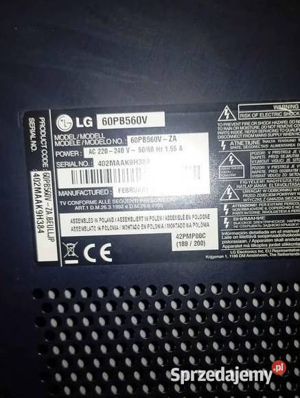 Telewizor lg 60 sprawny LG