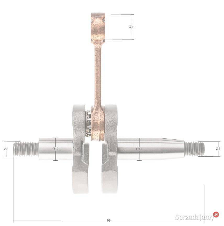 Wał korbowy IBEA 25 29 P022751 Opalenica