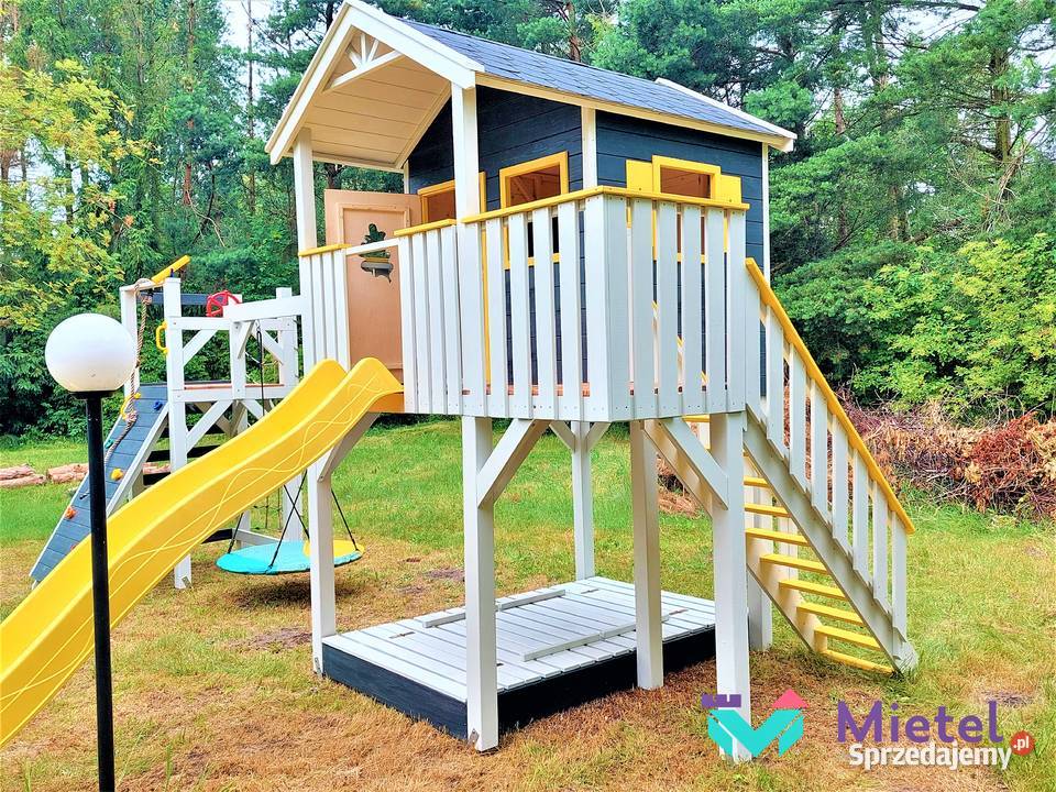 Domek z dużą piaskownicą zestaw dziecięca Stopnica sprzedam