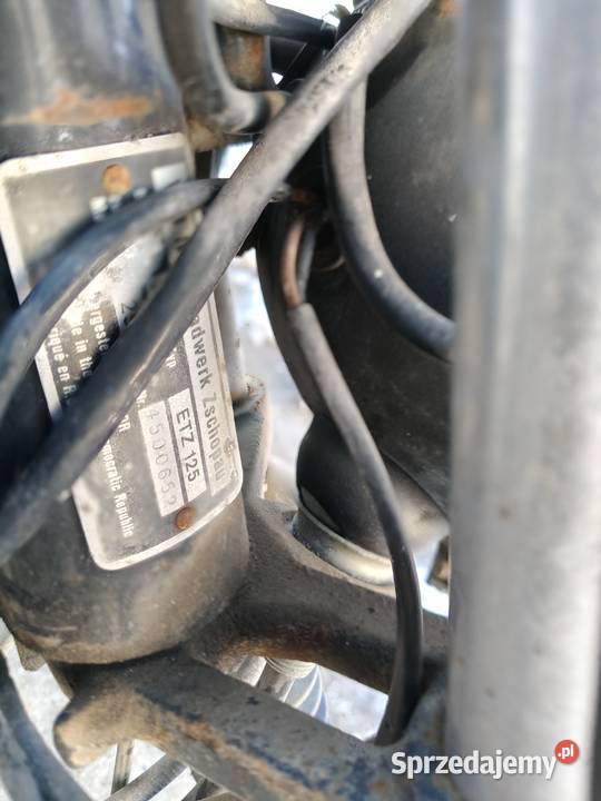 MZ ETZ 125 1986r z dokumentami do rejestracji