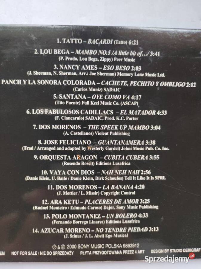 Płyta CD Bacardi La fiesta de Cuba libre płyta Płyty i kasety świętokrzyskie Kielce