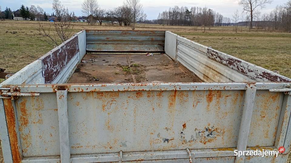 Przyczepa sztywna dwuosiowa