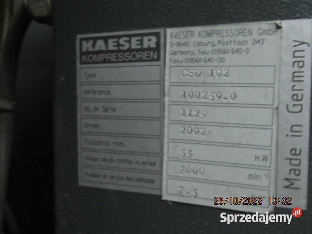 SPRĘŻARKI KAESER Biznes i Przemysł