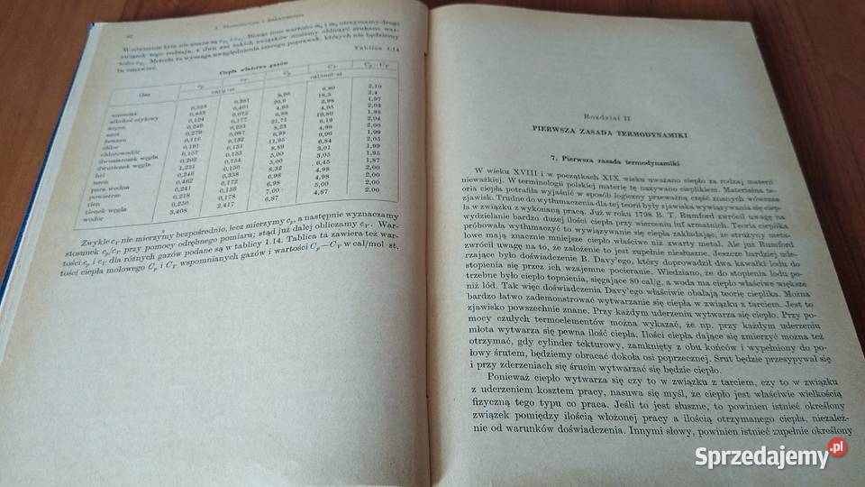 Ciepło i fizyka drobinowa cząsteczkowa Gdańsk sprzedam