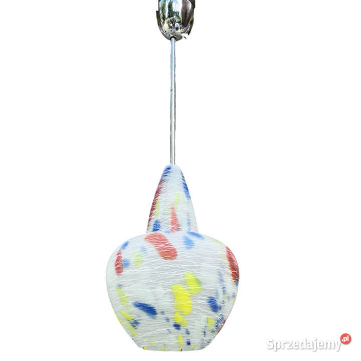 Lampa wisząca proj J Junek Zukov Czechosłowacja Antyki, Sztuka, Kolekcje Warszawa sprzedam