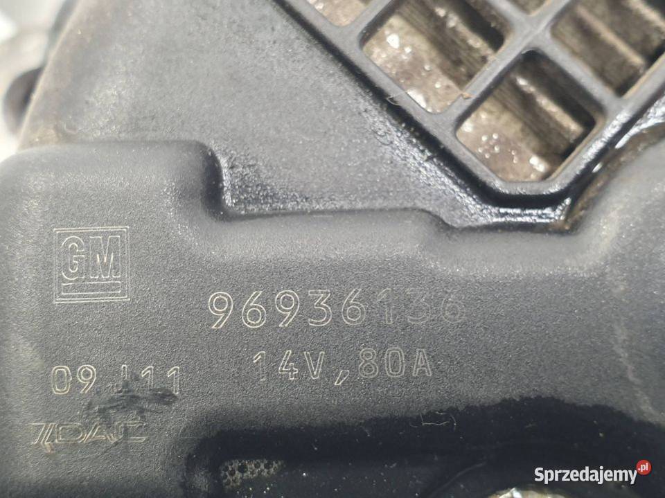 ALTERNATOR CHEVROLET AVEO 96936136 osobowe Lipno