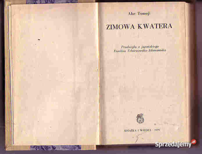 3686 ZIMOWA KWATERA ABE TOMOJI małopolskie Czyrna sprzedam