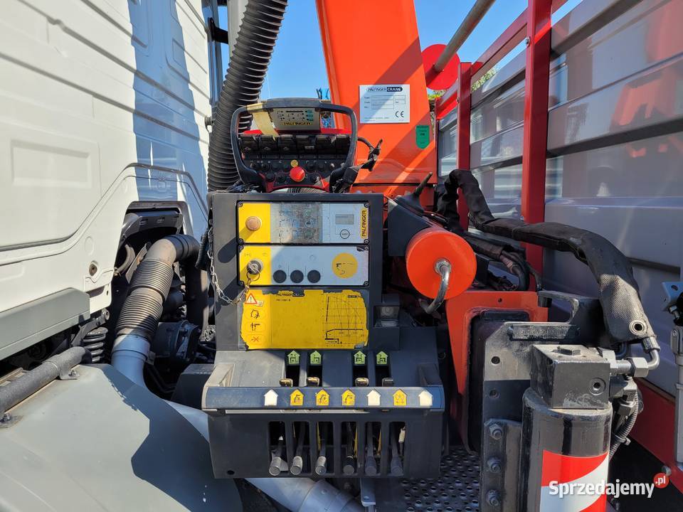 Mercedes Axor 1824 HDS Palfinger 3 Wysuwy blokada mostu Łańcut