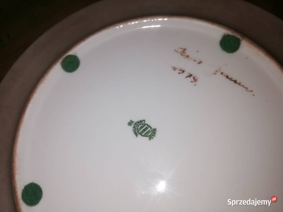 komplet ręcznie malowany