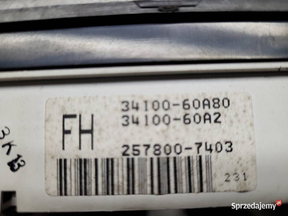 Suzuki Vitara I 8899 Licznik zegary 3410060A80 terenowe Włocławek