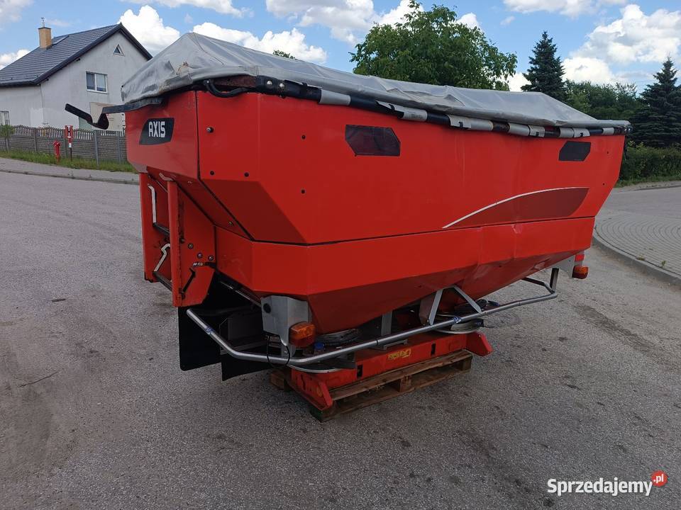 Kuhn Axis 302 h emc 2015r uszkodzony Rozsiewacze nawozów Gręblin sprzedam