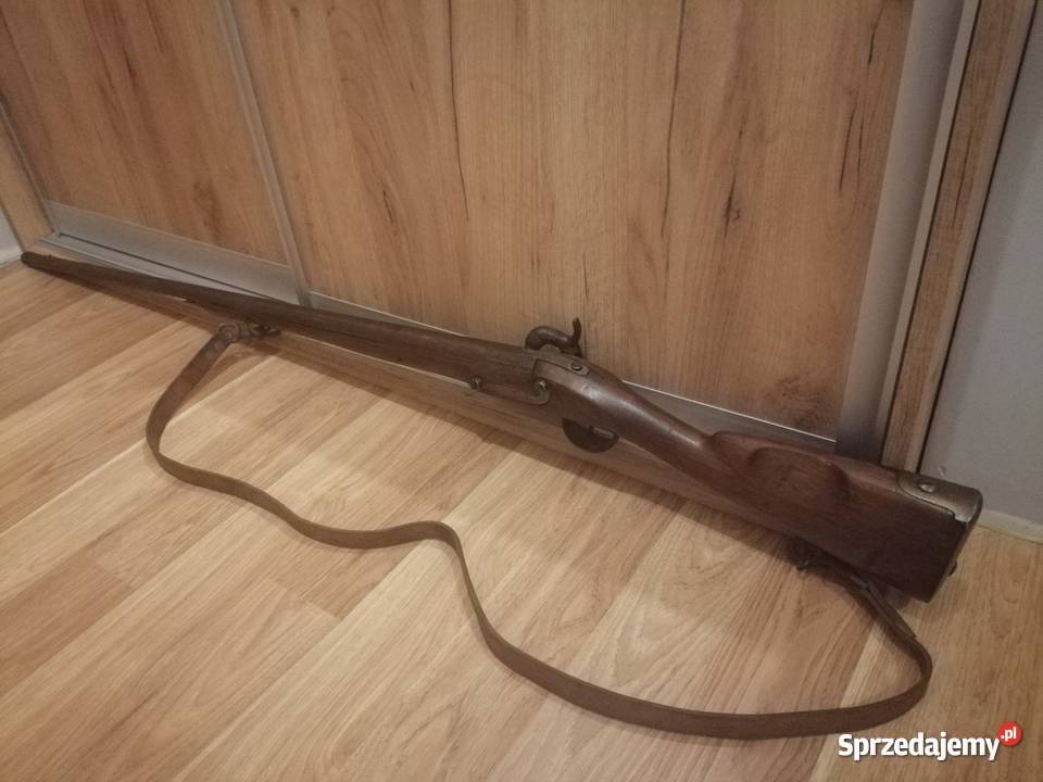 Potężny MasywnyKarabin StrzelbaWojskowy z Epoki Militaria Brzóza Stadnicka sprzedam