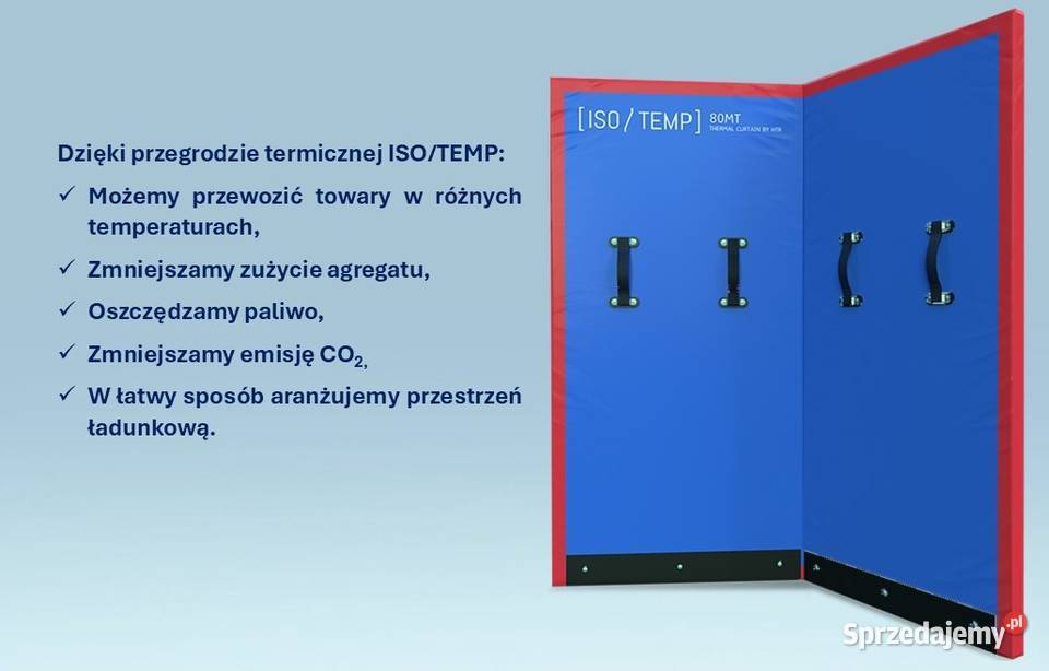 ISOTEMP VAN Przegroda termiczna 60 MT VAN Ściana dostawcze Dąbrówka sprzedam