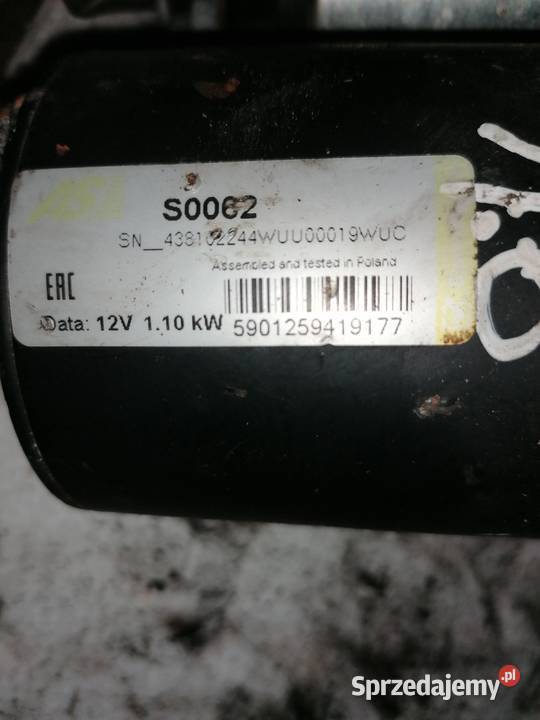 Rozrusznik Volkswagen Golf IV 16 lubelskie Wisznice sprzedam