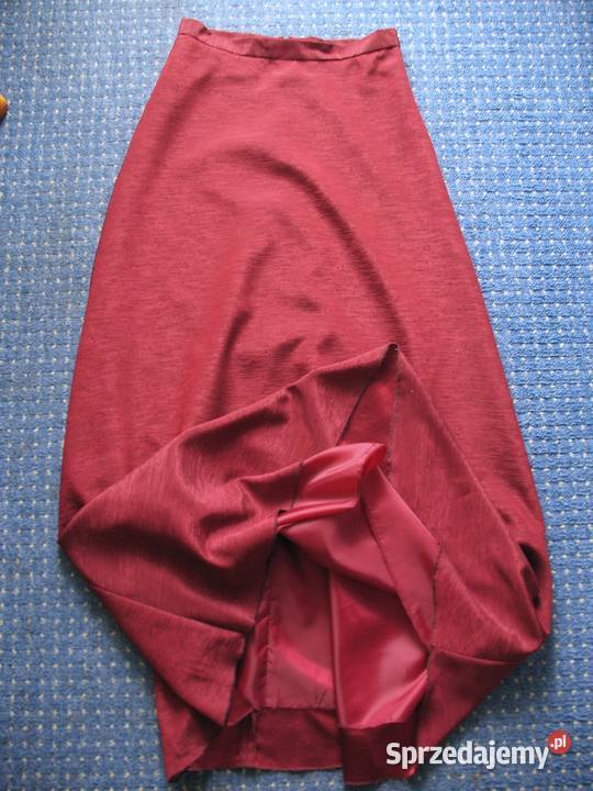 Spódnica bordo maxi 40 L pas 76 Rozmiar 40(L) mazowieckie Siedlce sprzedam