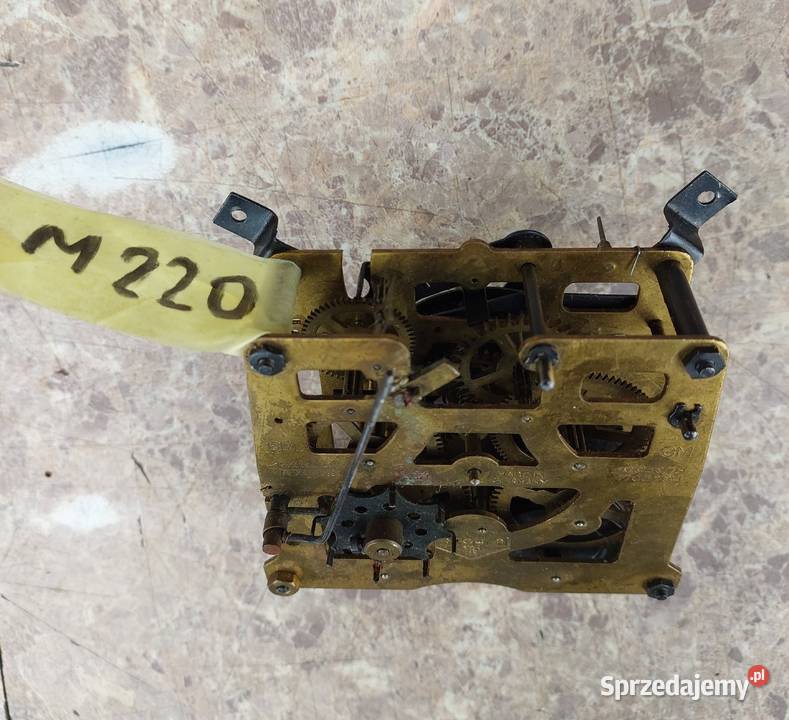 M220 Mechanizm starego zegara ściennego Regula Tczew