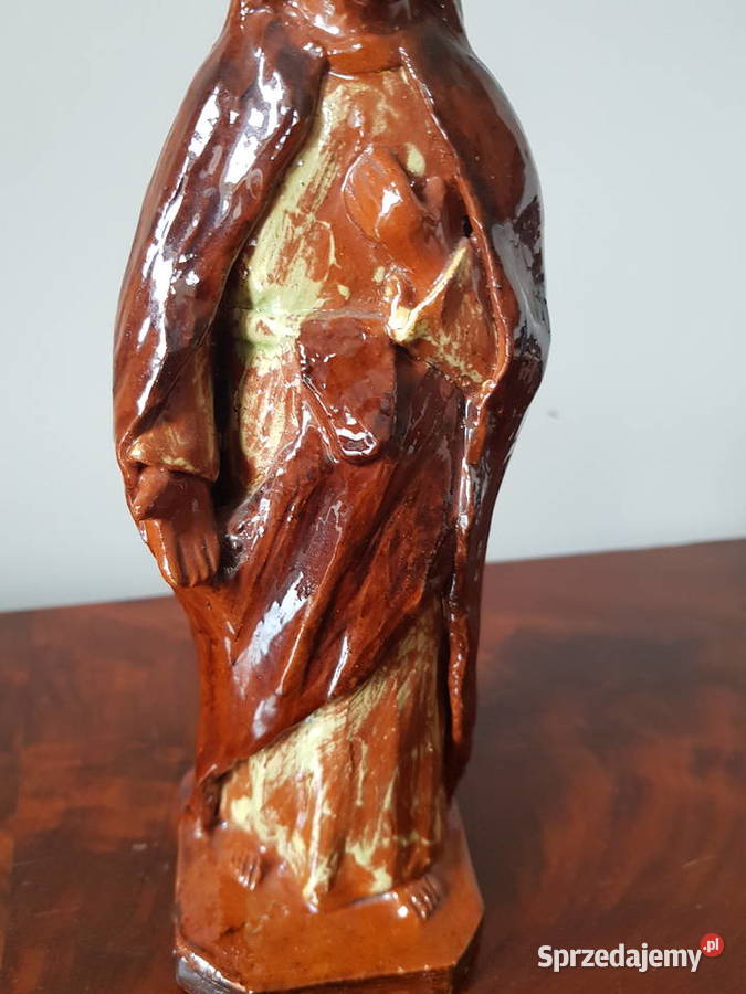 Figurka rzeźba Jezus Prucnal ceamika warmińsko-mazurskie Orneta