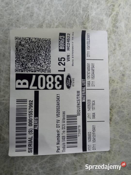 PODSUFITKA PODBITKA MK2 OSOBOWY KPL Ford Transit sprzedam