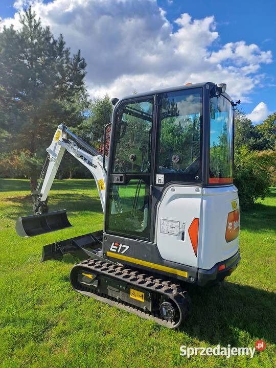 Minikoparka Bobcat E17 2022r 340 mth Koparki