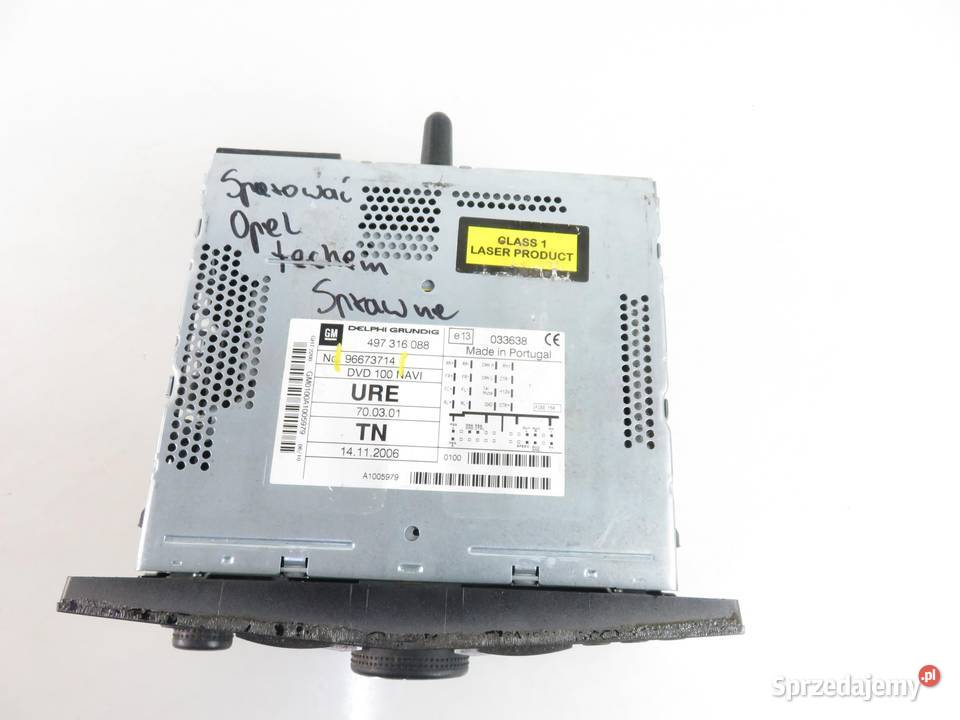 RADIO OPEL ANTARA A L07 96673714