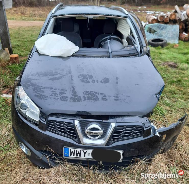 Nissan Qashqai lifcie uszkodzony powypadkowy Długosiodło