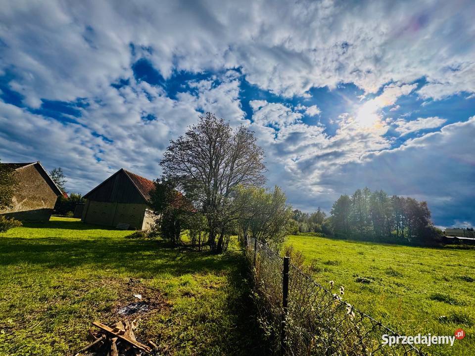 Działka 5400 m w Drygałach z domem i 5400m2 Drygały