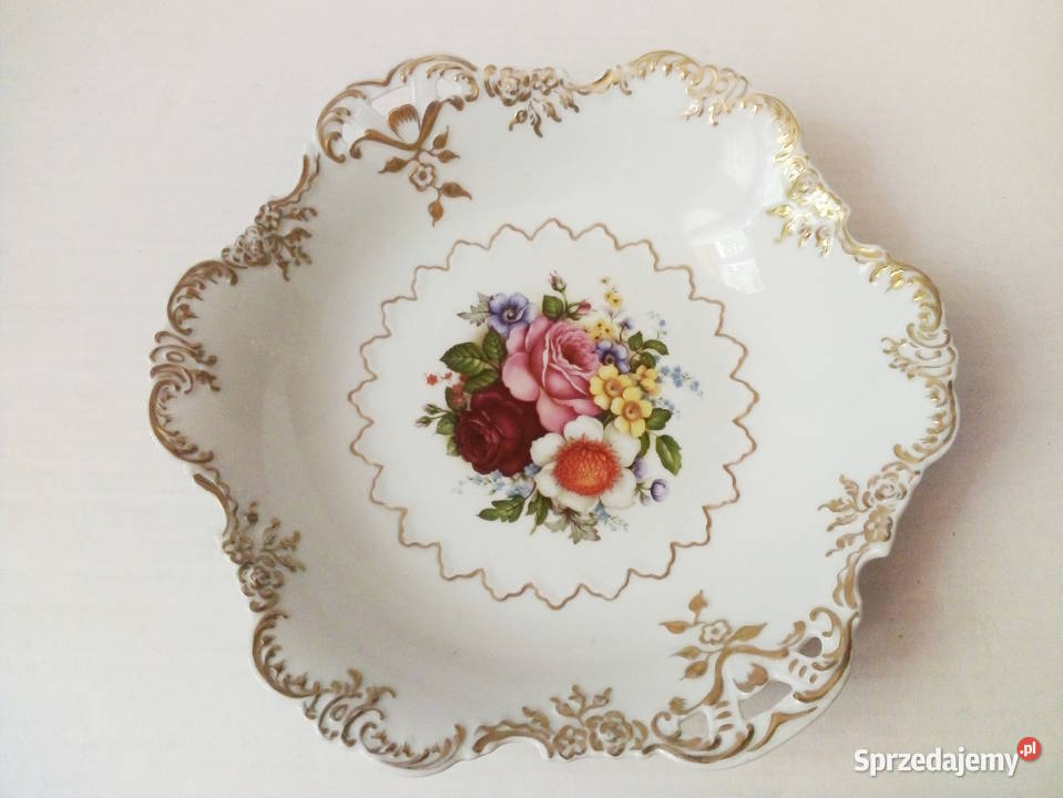 stara miska w kwiaty Eglantine Germany porcelana Częstochowa
