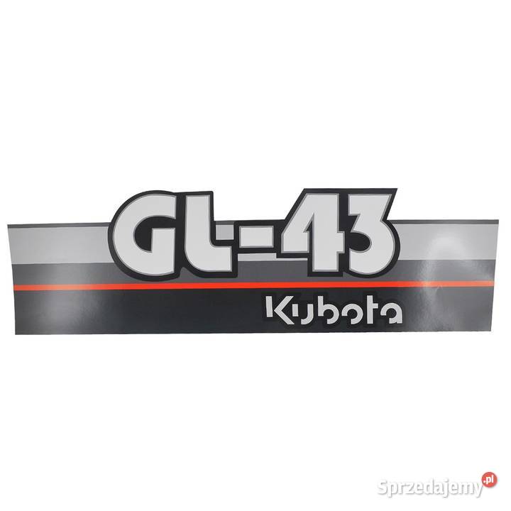 Naklejki Kubota GL43 Tajęcina sprzedam