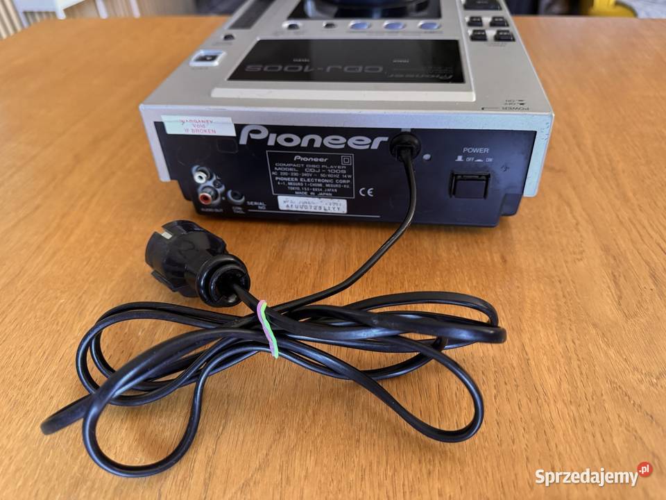 Pioneer CDJ100S Odtwarzacze CD i MD mazowieckie Radom