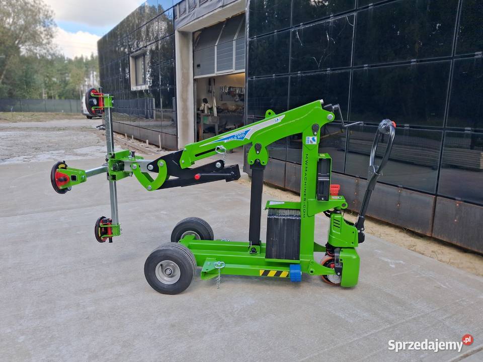 Robot manipulator do transportu szkła okien MWM Koronowo