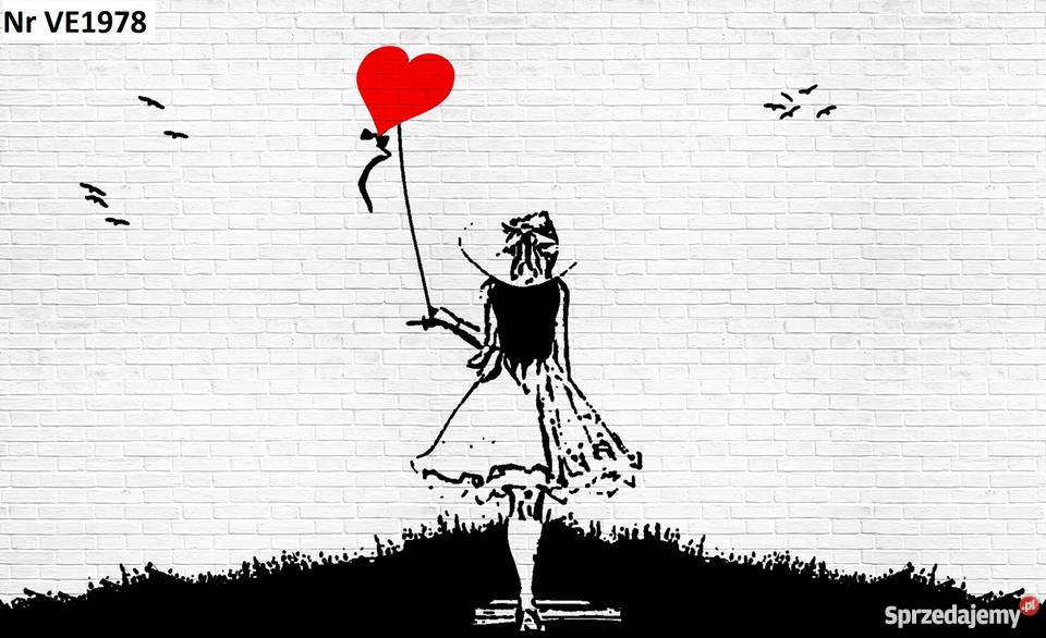 Tapeta fototapeta Banksy Grafika Graffiti wewnętrzne Leszno sprzedam