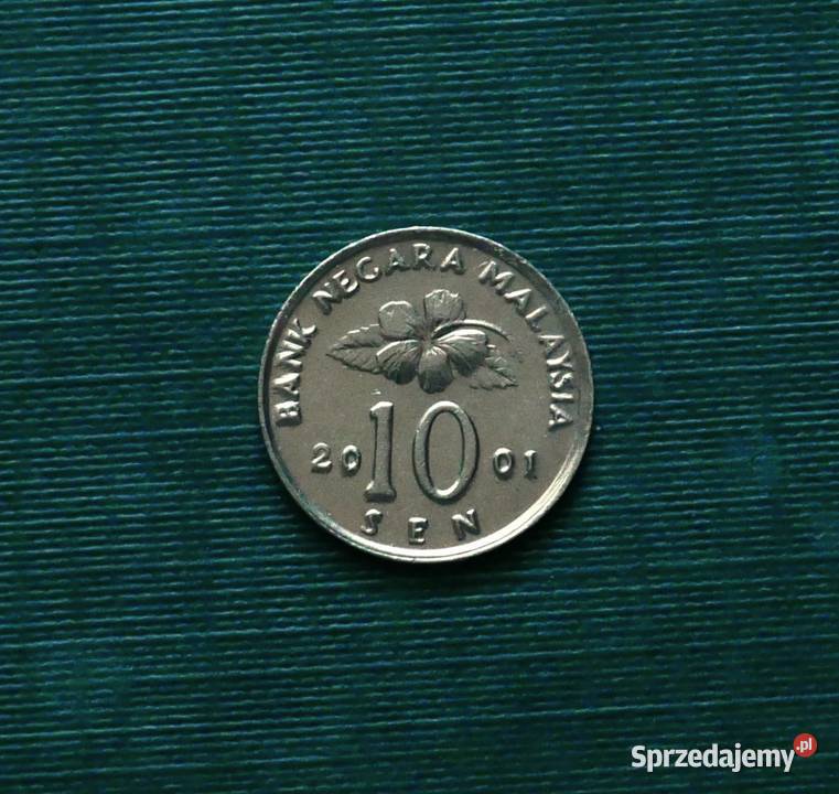MALEZJA 10 senów 2001r Gliwice