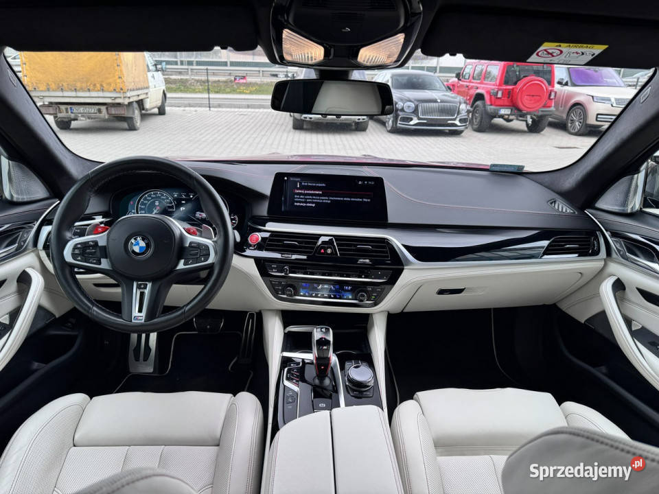 BMW M5 Salon Polska Bezwypadkowy Bowers Wilkins komputer pokładowy małopolskie