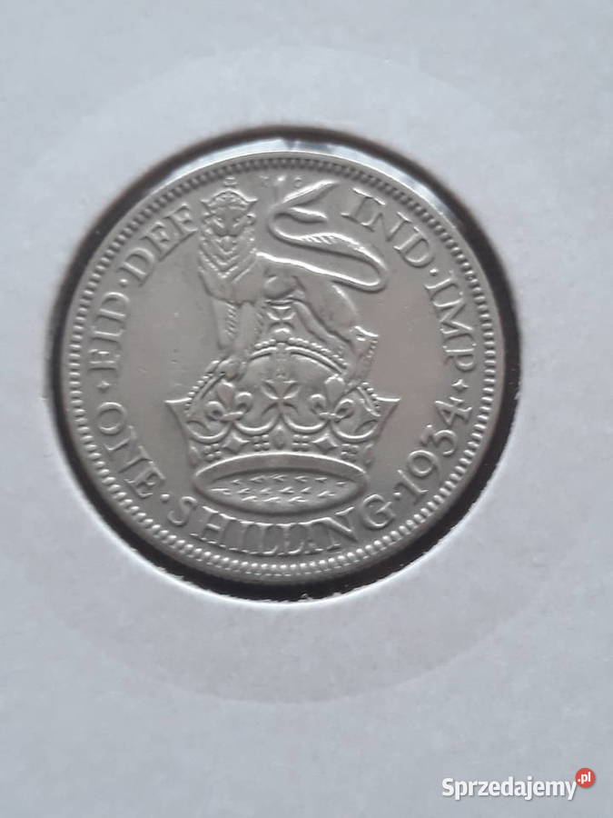 1 Szyling Wielka Brytania 1934 rJerzy V Kolekcje wielkopolskie Konin