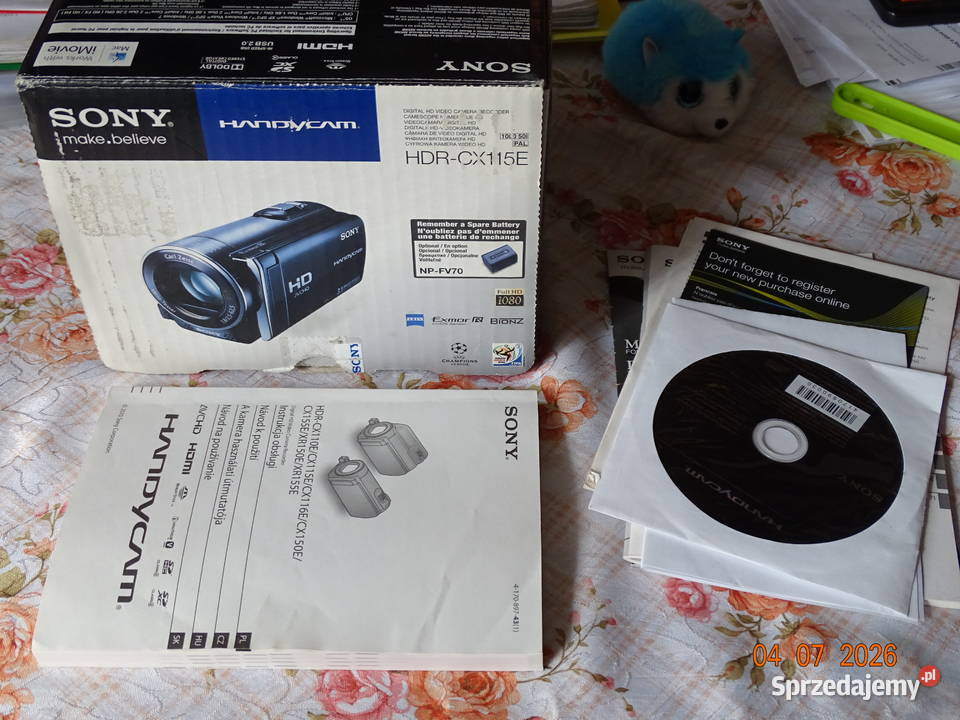 Kamera Sony Handycam DCRSR45 Hybrid HDD 40x zoom lubelskie Biała Podlaska