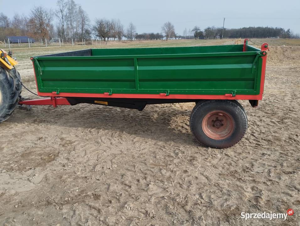 Przyczepa jednoosiowa z kiprem nieuszkodzony podkarpackie Rzeszów sprzedam