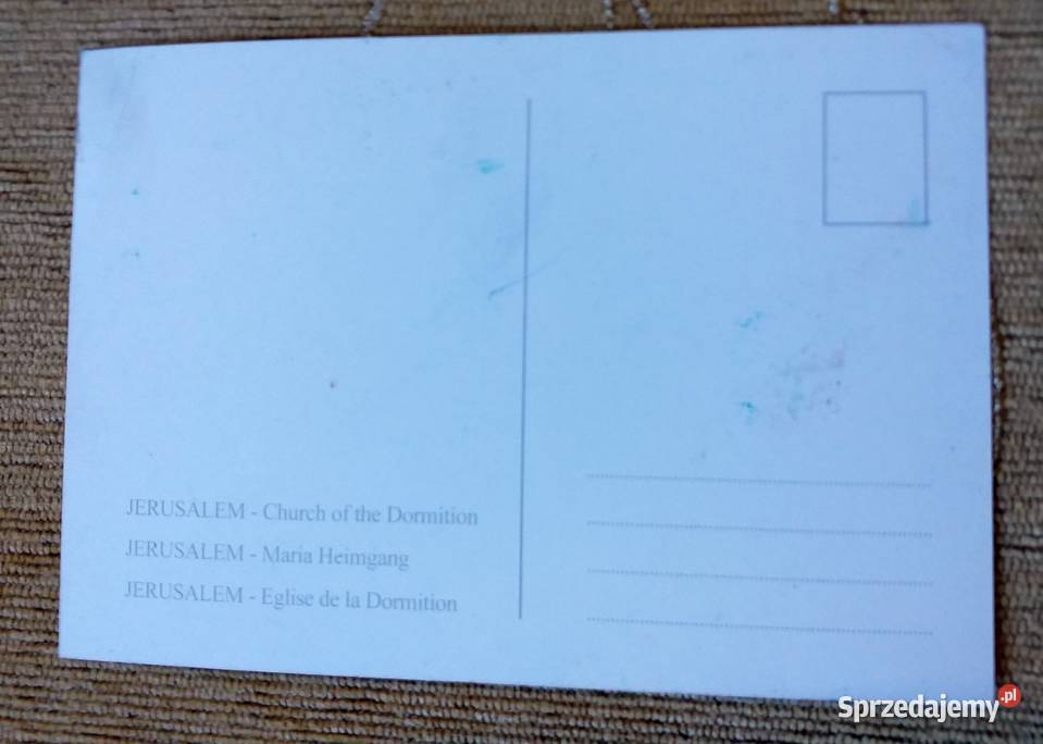 JEROZOLIMA BAZYLIKA ZAŚNIĘCIA NAJŚWIĘTSZEJ MARYI Piszczac