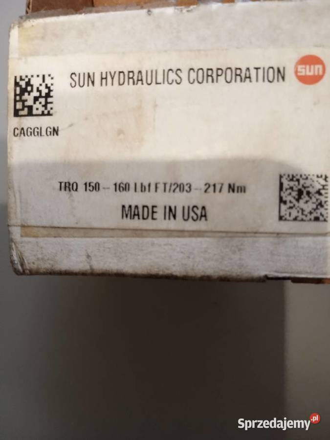 Zawór Sun Hydraulics CAGG LGN Tychy sprzedam
