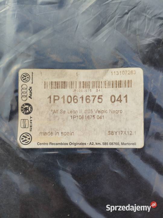 Dywaniki OE welurowe SEAT LEON 2005