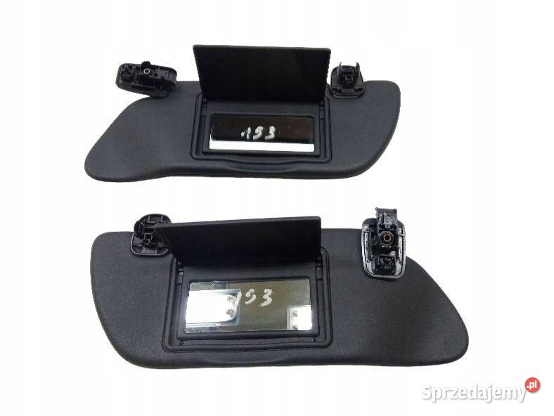 DASZKI PRZECIWSŁONECZNE LEWY PRAWY KOMPLET