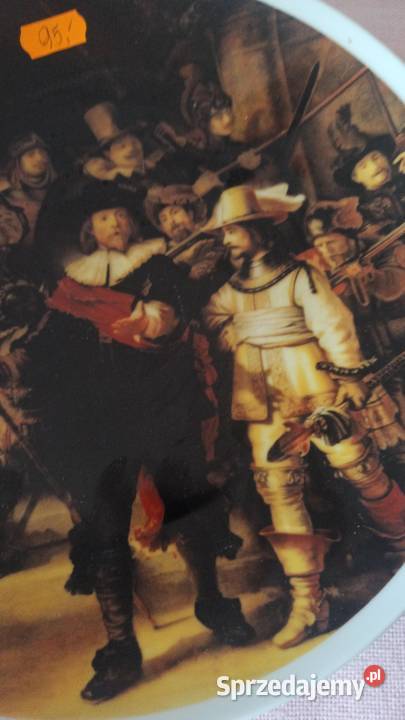 Patera z motywem z obrazu Rembrandta Selltman Antyki, Sztuka, Kolekcje Gdańsk