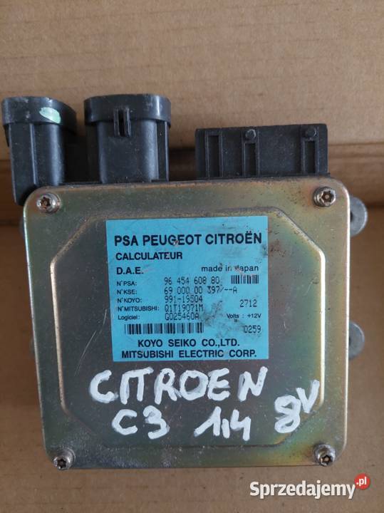 CITROEN C3 moduł wspomagania 9645460880 Kielce
