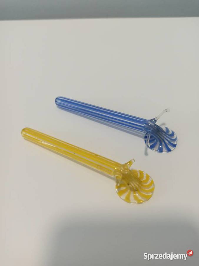 Flakoniki wazoniki Lauscha dwie sztuki Bielsko-Biała