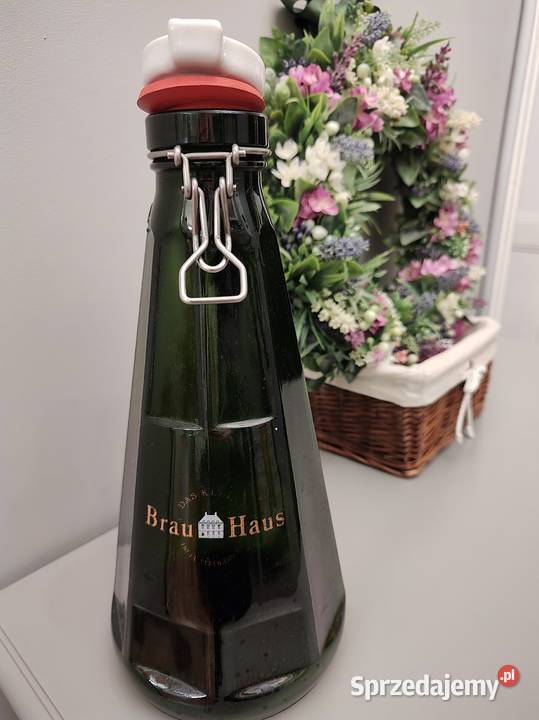 Butelki szklane duże zamykane korkiem do Legnica