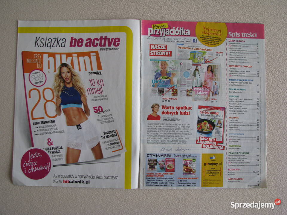 Przyjaciółka z 2017 i 2018 r dwutygodnik Brzegi sprzedam